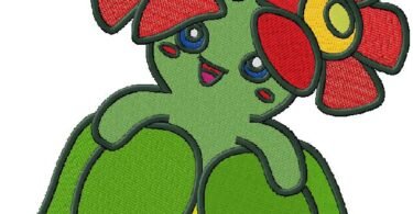 Bellossom embroidery design