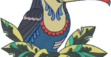Bird Embroidery Design