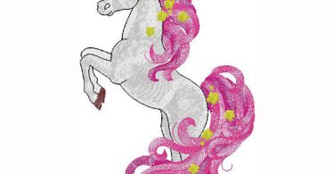 cute Unicorn embroidery design