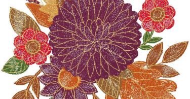 fantastic floral Embroidery Design