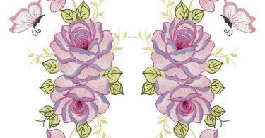 fantastic floral embroidery design