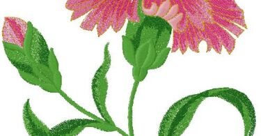 fantastic flower embroidery design