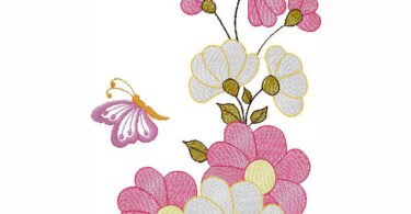 floral Embroidery Design