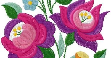 floral Embroidery Design