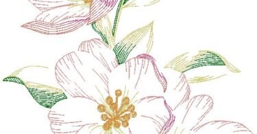 floral Embroidery Design