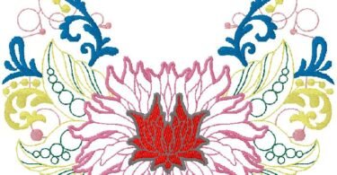 floral Pattern embroidery design