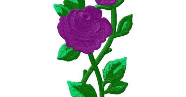 flower embroidery design