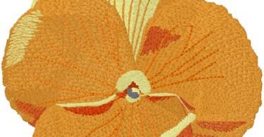 flower machine embroidery design