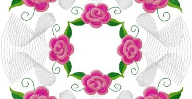 wonderful floral embroidery design