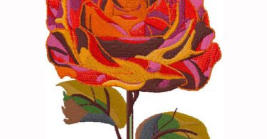 wonderful flower Embroidery Design