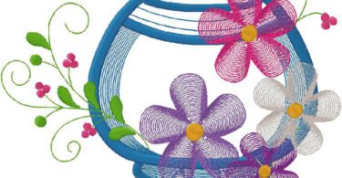 Floral Eembroidery Design 