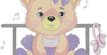 Teddy bear - Machine Embroidery Design