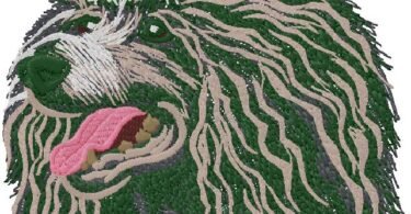 cute Dog embroidery design