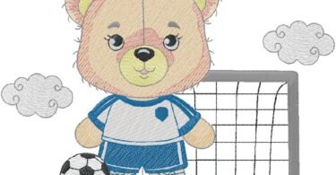 fantastic Teddy embroidery design