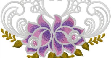 fantastic floral embroidery design