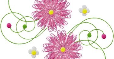 floral Embroidery Design