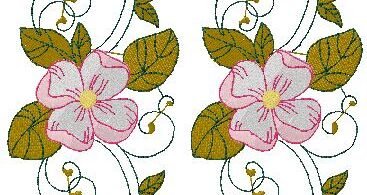Floral - machine embroidery design