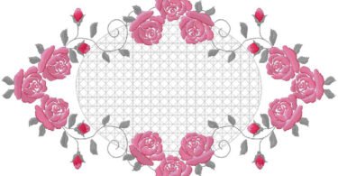 wondeful floral embroidery design