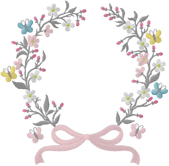 wonderful Bow embroidery design