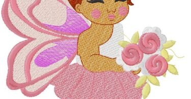 wonderful Fairy embroidery design