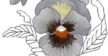wonderful floral embroidery design
