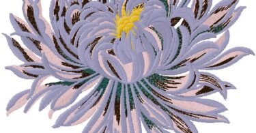 wonderful flower embroidery design