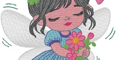 Baby Fairy embroidery design