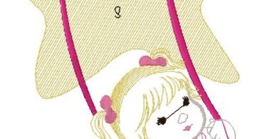 Baby Girl machine embroidery design