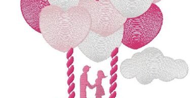 Romantic - Machine Embroidery Design