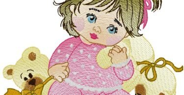 cute Baby embroidery design