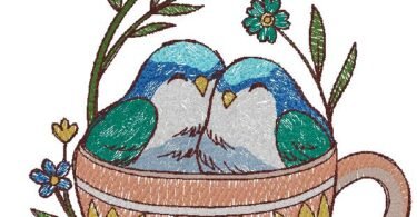 cute Birds design for free download