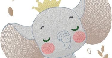 cute Elephant design for free download