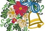 fantastic Bell embroidery design