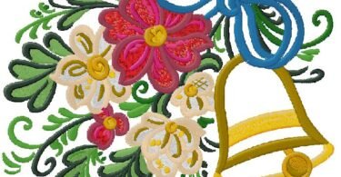 fantastic Bell embroidery design