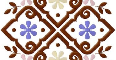 floral pattern - Machine Embroidery Design