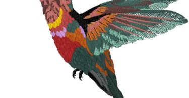   fantastic Bird - mahine embroidery Design