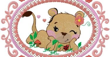Baby Tiger - Machine Embroidery Design