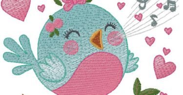 Bird - Machine Embroidery Design