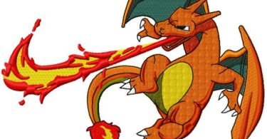 Dragon machine Embroidery Design