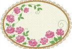 Floral Border machine Embroidery Design