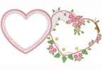 Hearts machine Embroidery Design