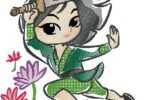 Karate Girl - Machine Embroidery Design