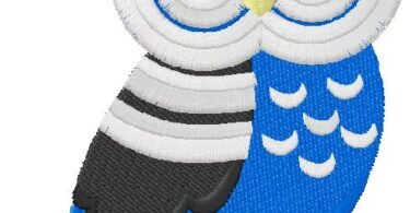 Owl machine Embroidery Design