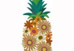 Pineapple - Machine Embroidery Design