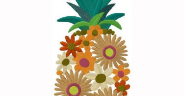Pineapple - Machine Embroidery Design