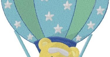 Teddy Bear machine Embroidery Design
