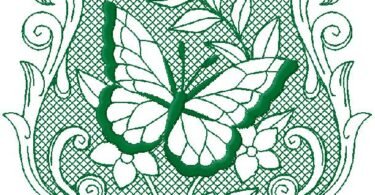 Butterfly machine Embroidery Design
