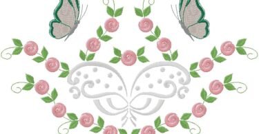 Floral Machine Embroidery Design