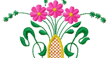 floral machine Embroidery Design
