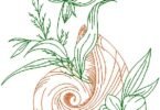floral machine Embroidery Design